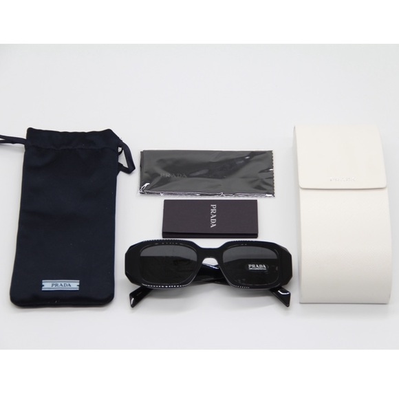 NEW PRADA PR 17WS 1AB5S0 SUNGLASSES PRADA PR17WS BLACK PRADA PR 17WS 1AB5S0 - Picture 13 of 14